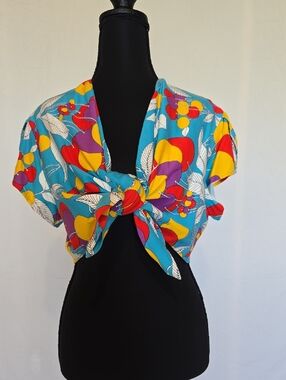 NWT Trashy Diva Alexa Tie Top Tutti Fruity 14